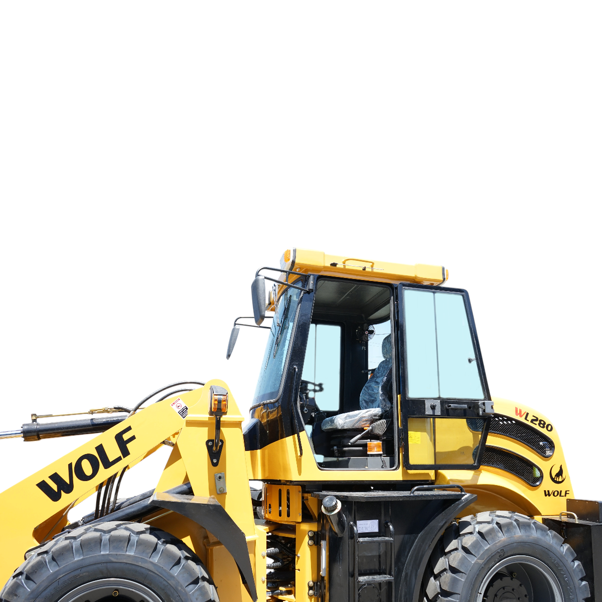 Incarcator frontal WOLF 6.5T, 4x4, motor YTO 115CP cu turbo, cupa frontala 1.5m3, furci paleti 1200x120mm WOLF - imagine 12