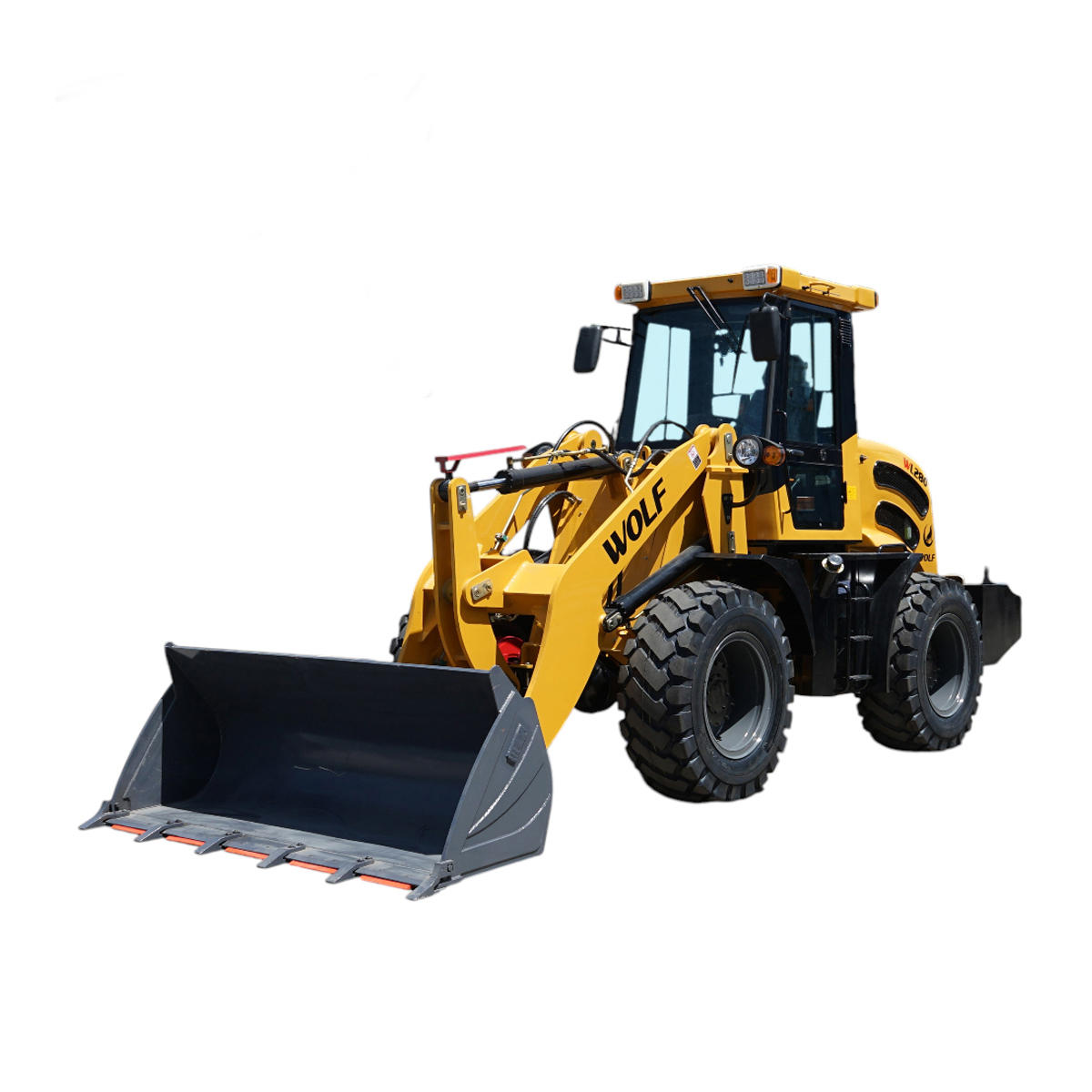 Incarcator frontal WOLF 6.5T, 4x4, motor YTO 115CP cu turbo, cupa frontala 1.5m3, furci paleti 1200x120mm WOLF - imagine 2