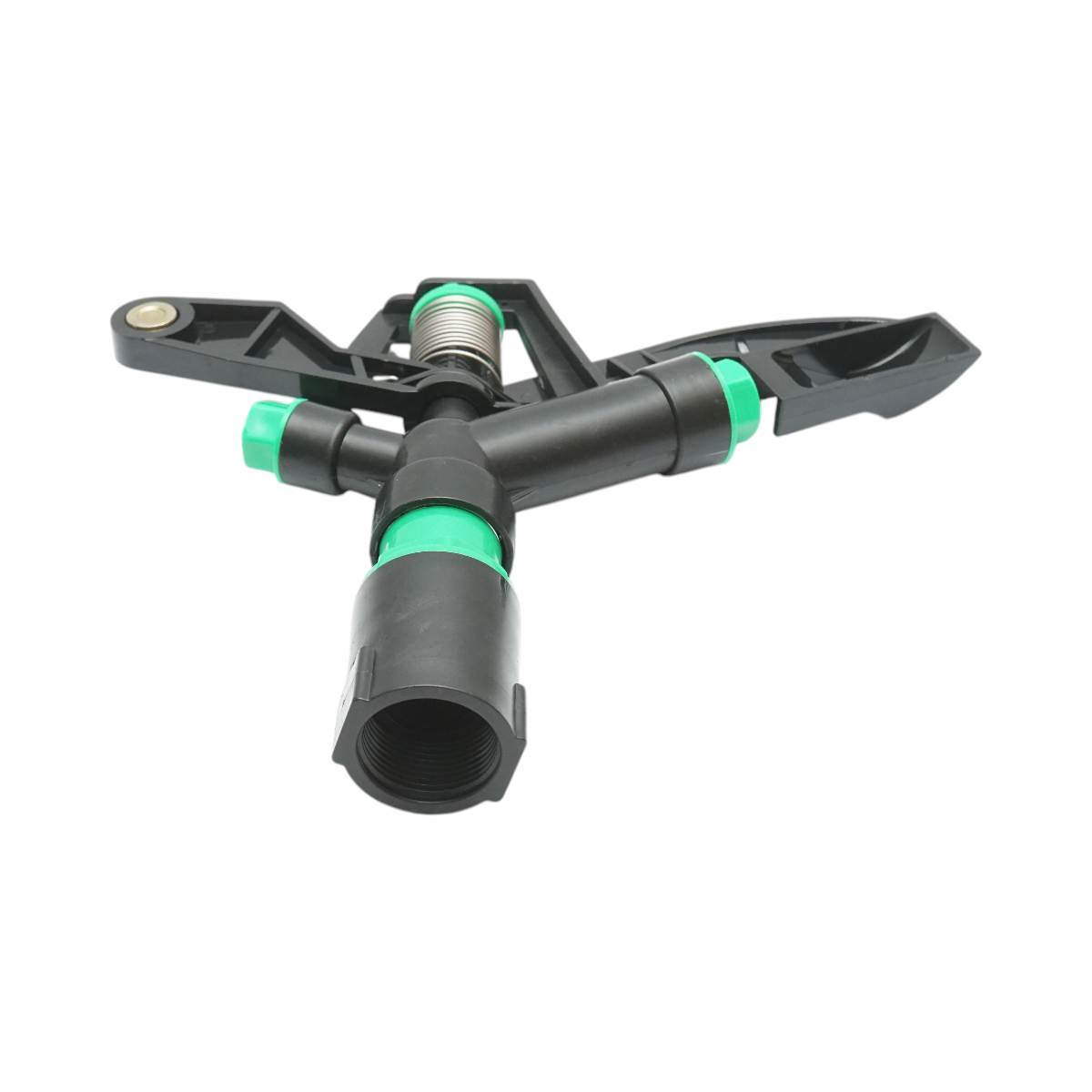 Aspersor de impact reglabil cu brat oscilant, 2 duze, raza 8-11m, debit 18-25 L/min, filet interior 1 inch Breckner Germany - imagine 3