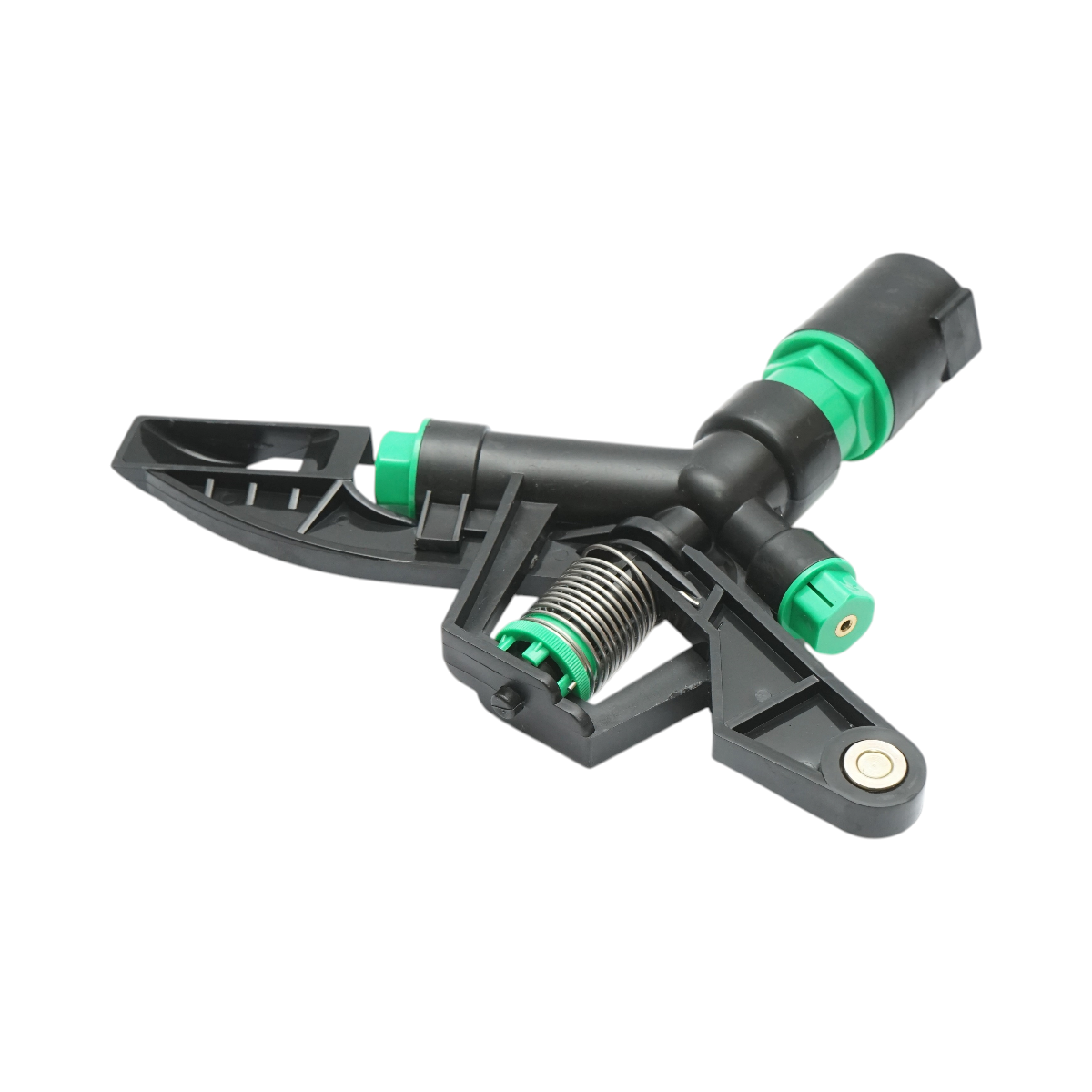 Aspersor de impact reglabil cu brat oscilant, 2 duze, raza 8-11m, debit 18-25 L/min, filet interior 1 inch Breckner Germany - imagine 4