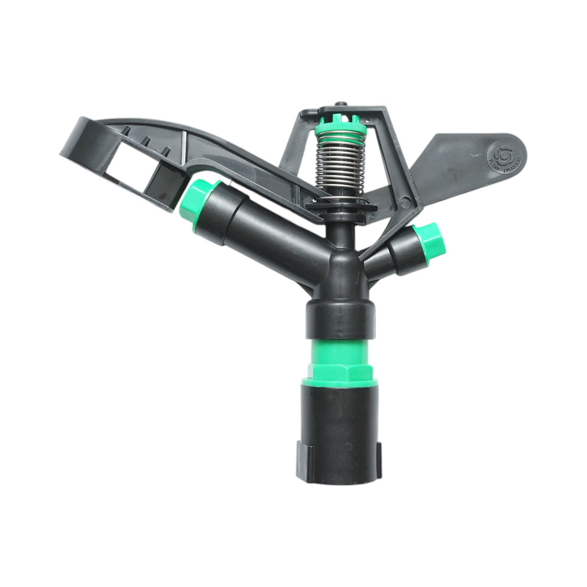 Aspersor de impact reglabil cu brat oscilant, 2 duze, raza 8-11m, debit 18-25 L/min, filet interior 1 inch Breckner Germany - imagine 5