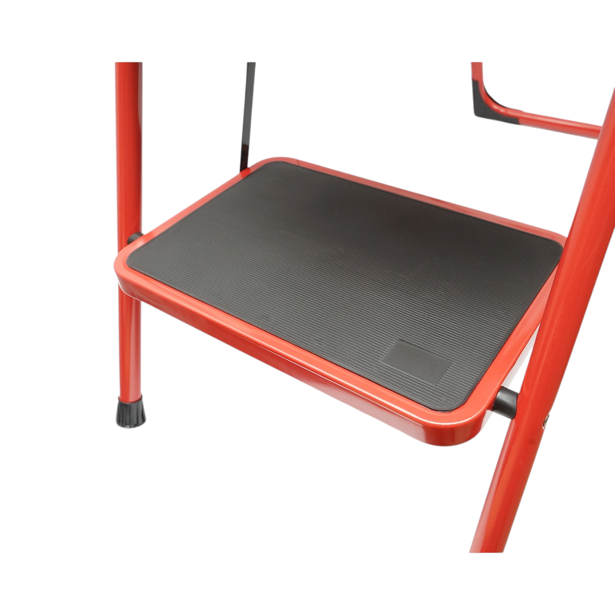 Scara pliabila otel 5 trepte antiderapante, inaltime 165cm, sarcina maxima 150kg rosie Breckner Germany - imagine 9