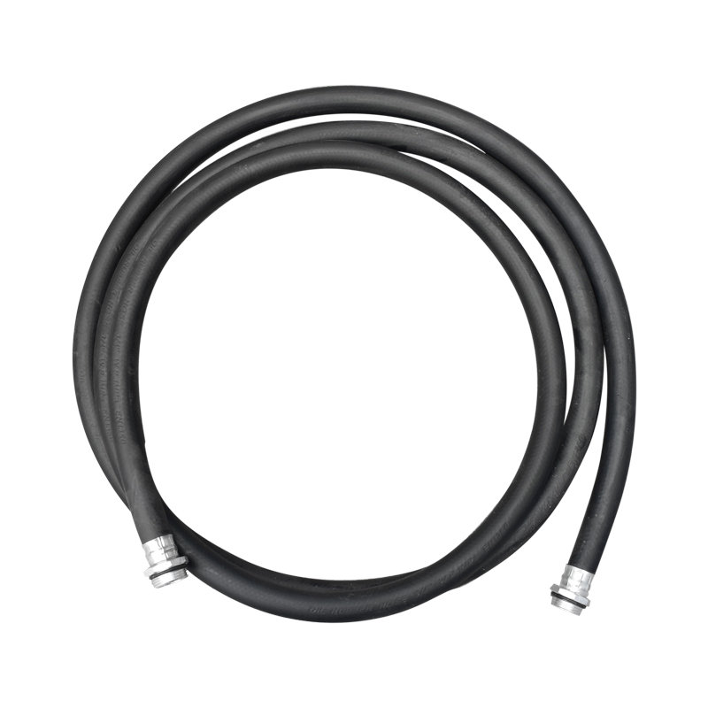 Furtun presiune 3/4 x 2m cu nipluri la capete pentru pompa transfer motorina