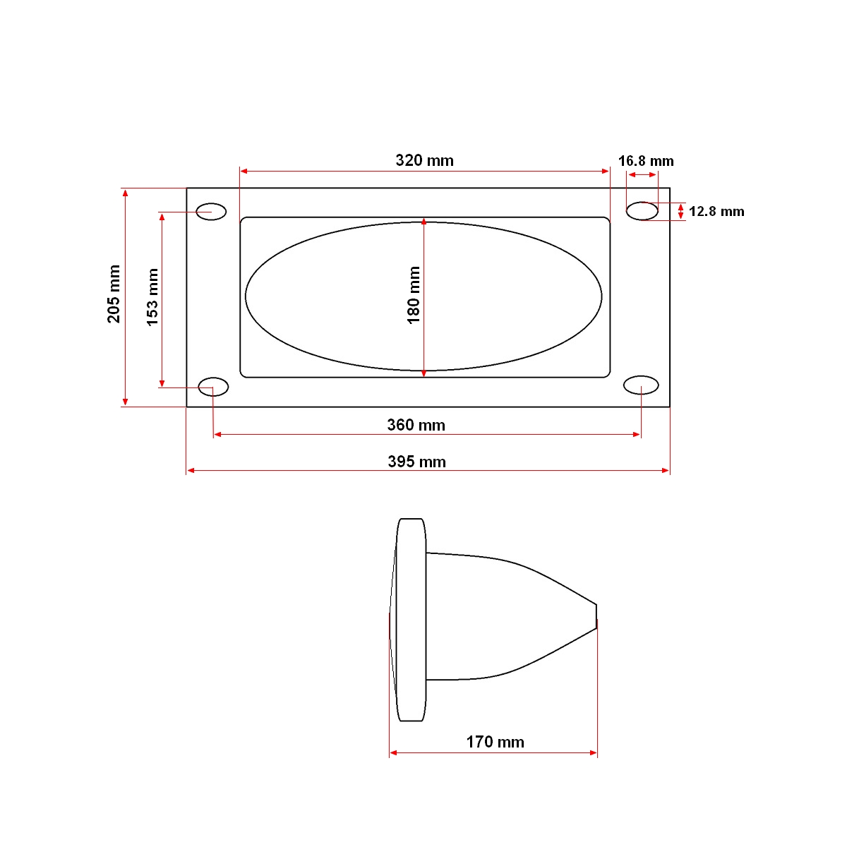 Far oval simplu pentru RABA  - imagine 9
