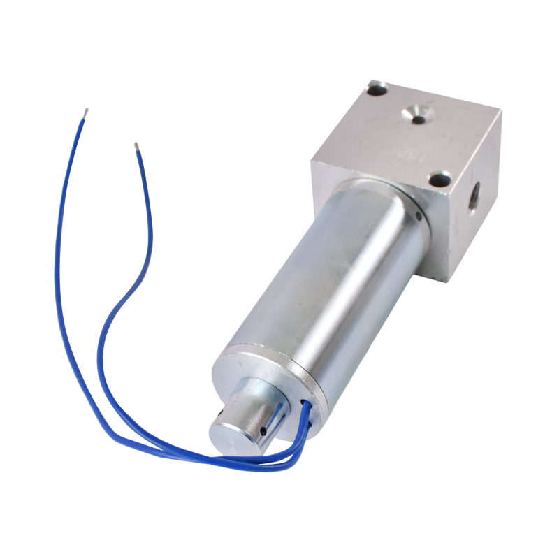 Electrovalva tras 12V cu ax subtire normal inchis Tractor Forestier - imagine 3