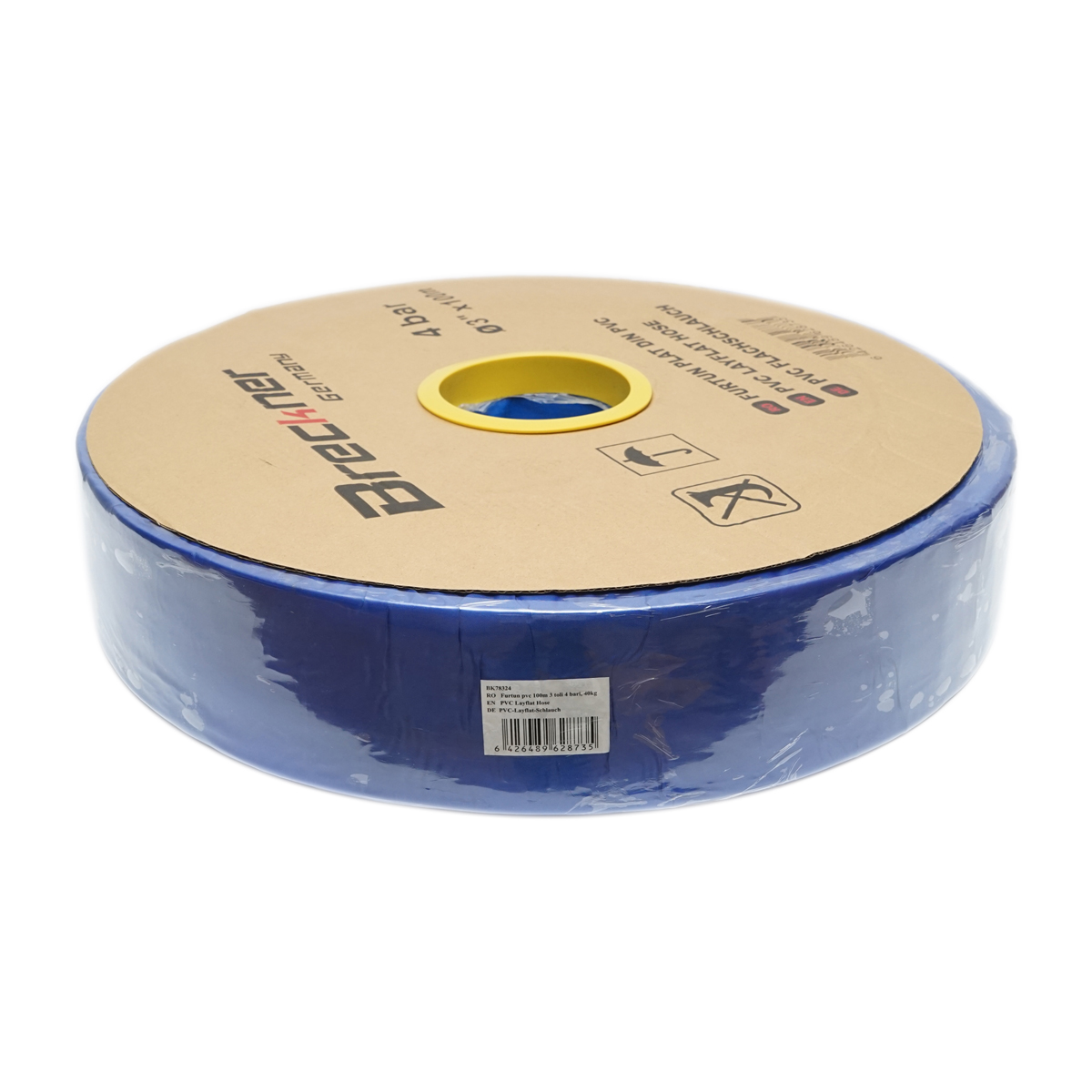 Furtun plat apa pentru irigat din PVC 3 toll lungime 100m, PN4 Breckner Germany - imagine 3