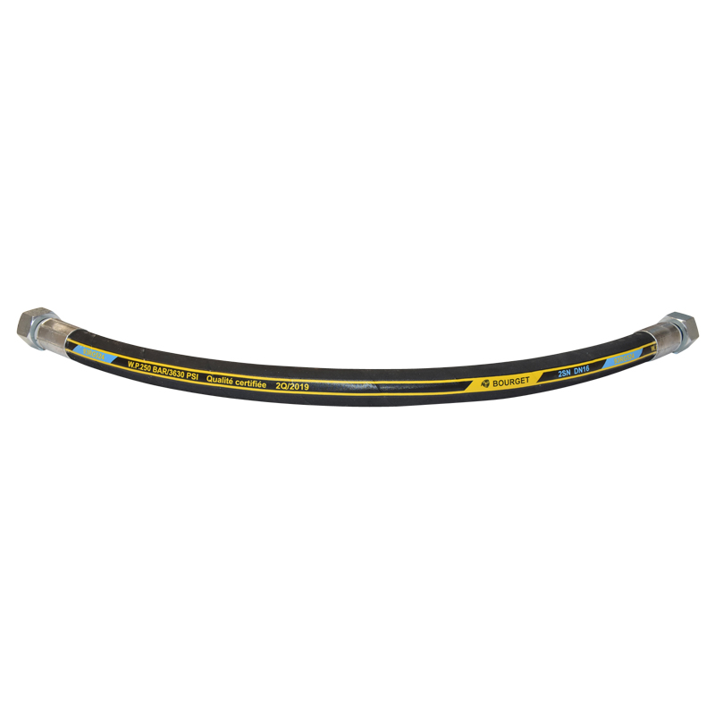 Furtun presiune sertizat DN16 2SN - 600mm Tractor Forestier - imagine 2