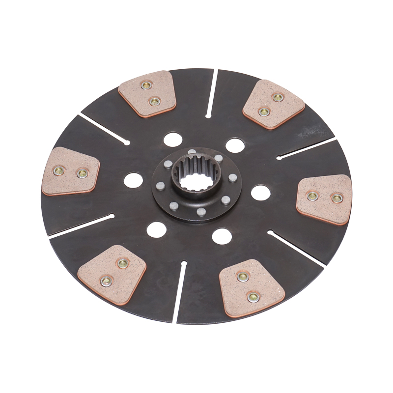 Disc ambreiaj complet cu placute ferodou 16 caneluri fi 327 D1010 Breckner Germany - imagine 2