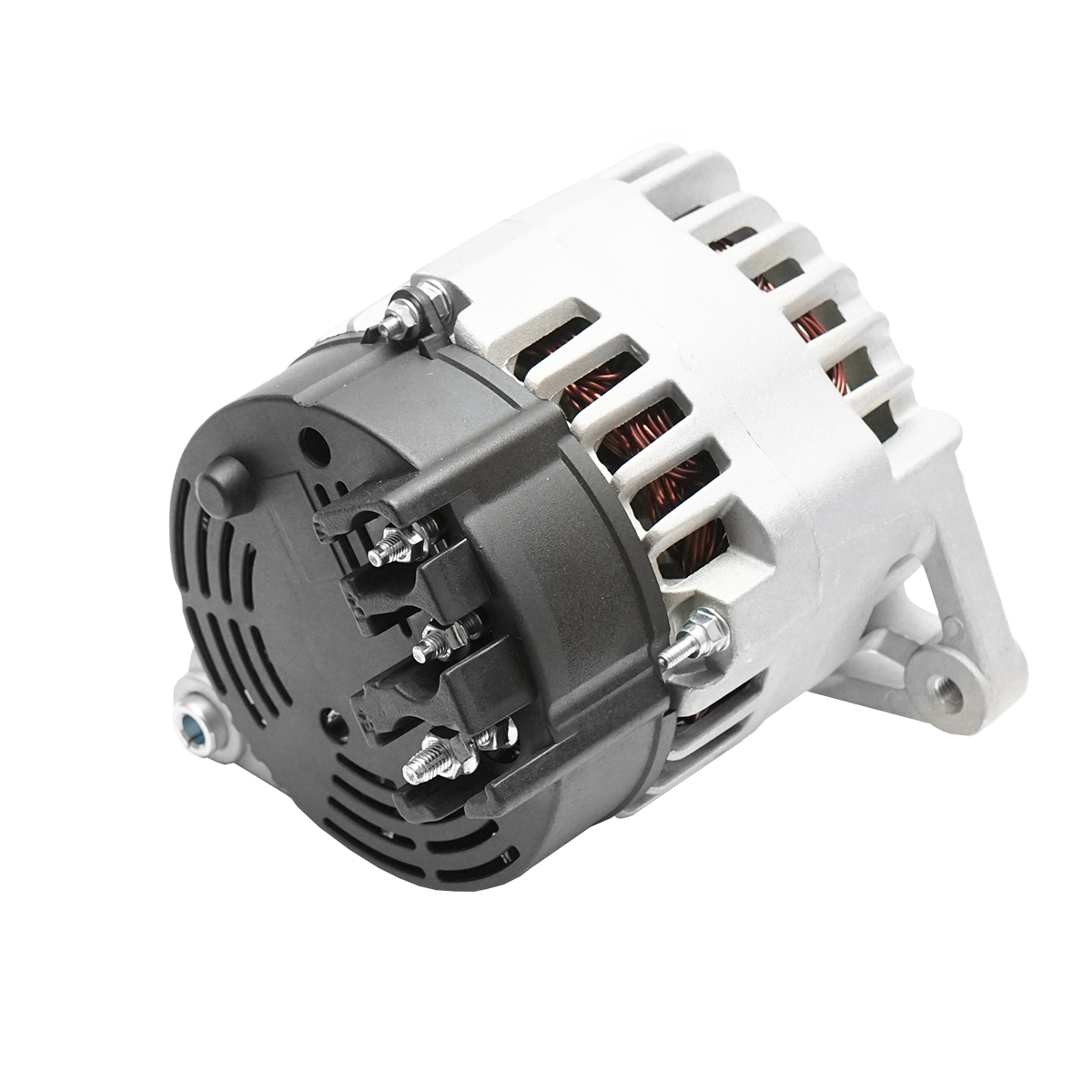 Alternator 12V pentru motor Perkins 85Ah axul fi 17mm Tractor Forestier  - imagine 4