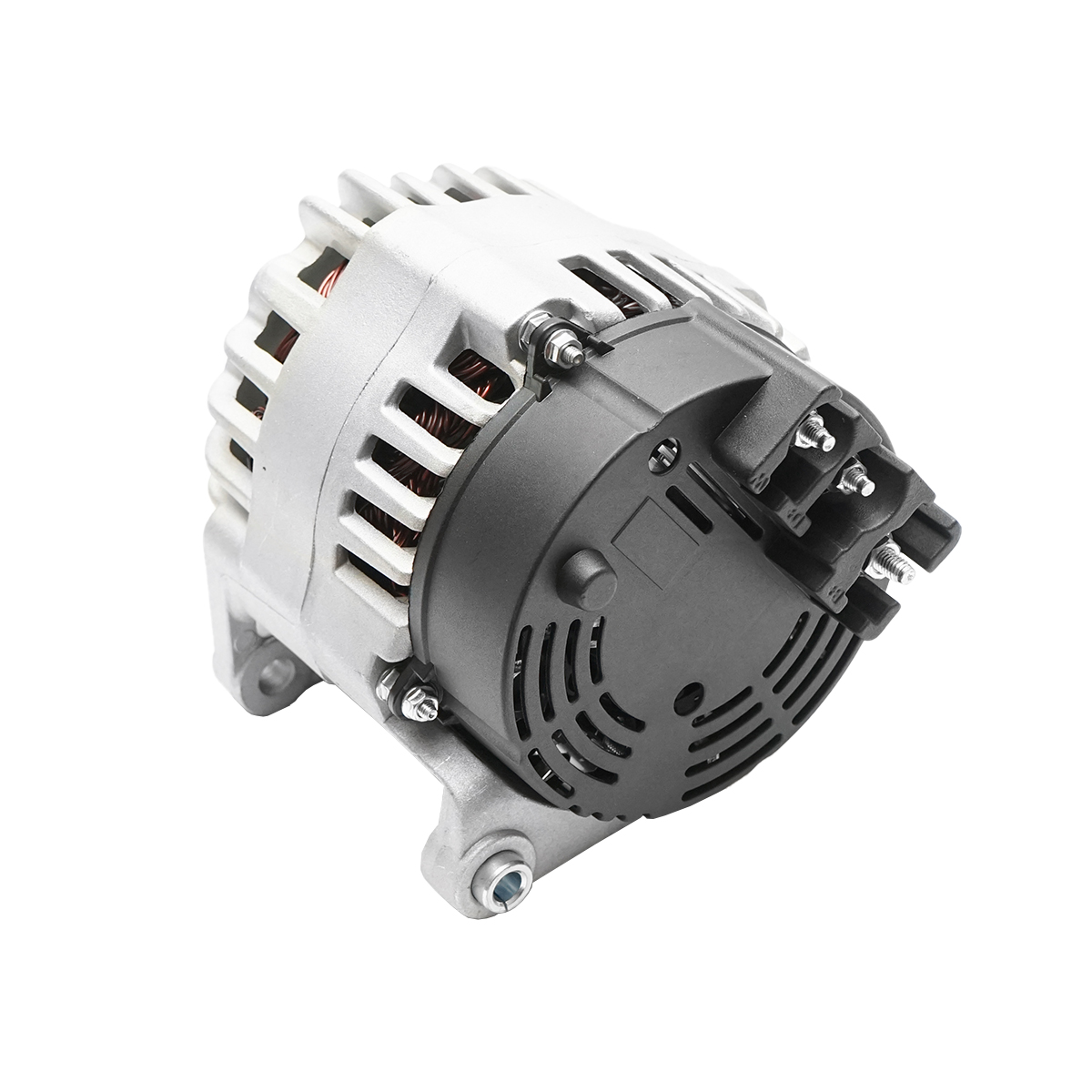Alternator 12V pentru motor Perkins 85Ah axul fi 17mm Tractor Forestier  - imagine 3
