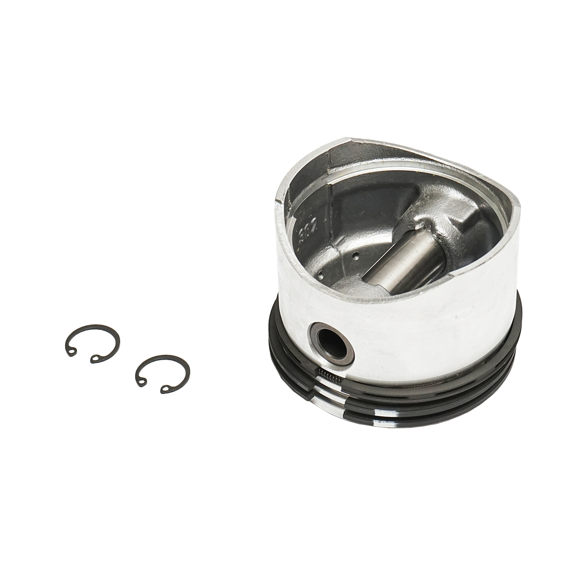 Piston cu segmenti 80.50mm, bolt si sigurante pentru compresor aer Tractor Forestier cu motor Perkins - imagine 3