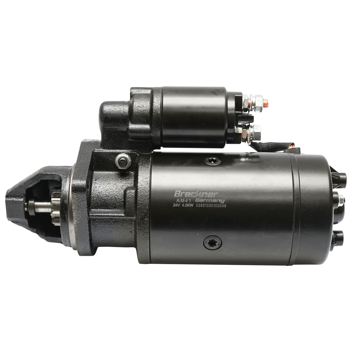 Electromotor pentru Tractor Forestier cu motor MAN 24V, 4.0kW Breckner Germany  - imagine 4