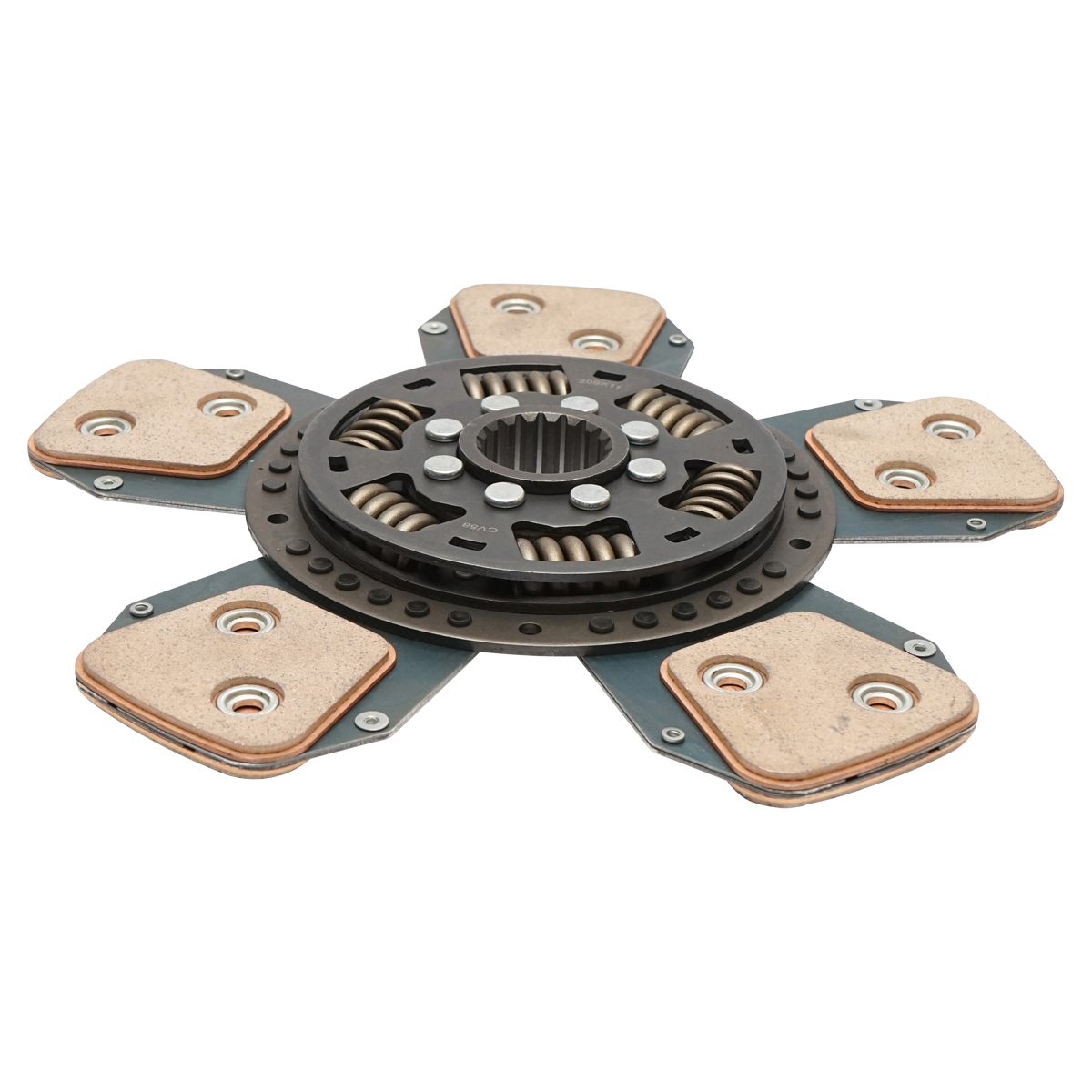 Disc ambreiaj cu ferodou si arc 18 caneluri pentru Tractor Forestier cu motor Perkins - imagine 3