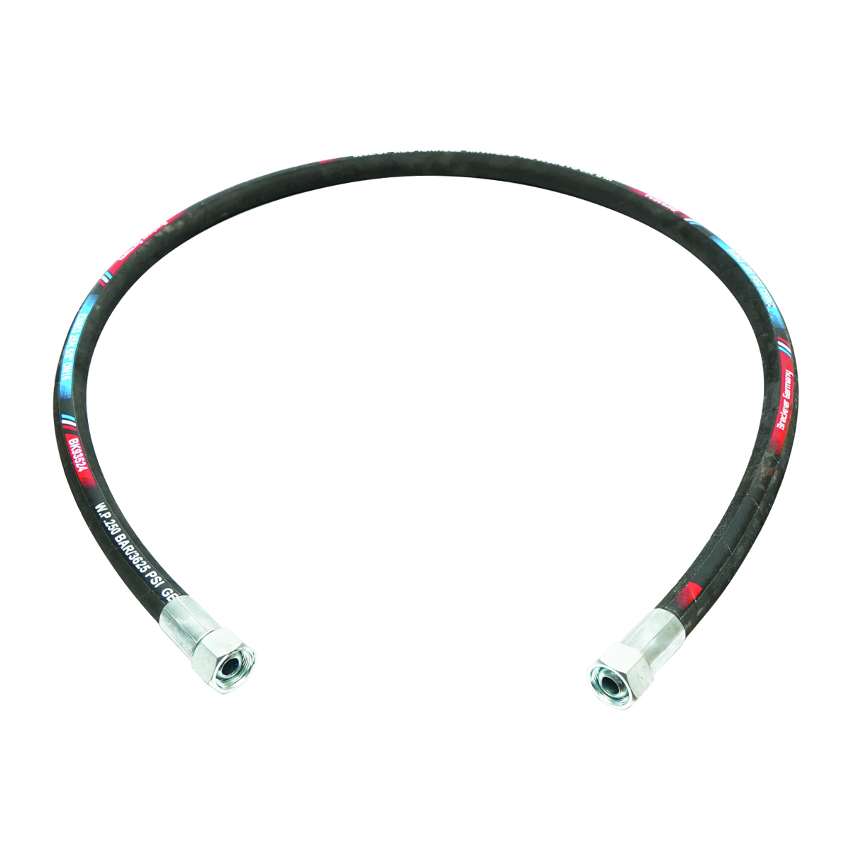 Furtun presiune sertizat DN16 2SN - 1800mm Tractor Forestier - imagine 2