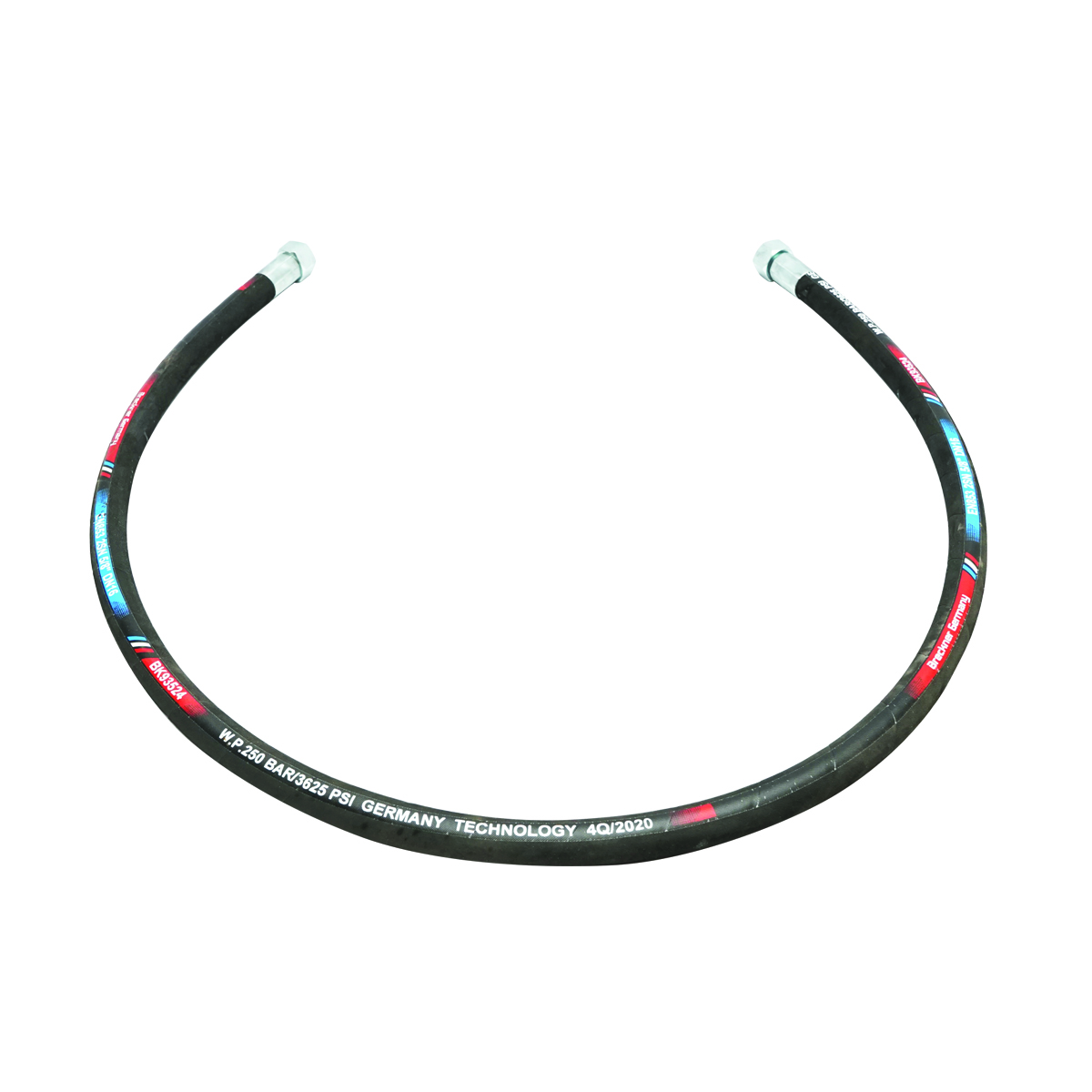 Furtun presiune sertizat DN16 2SN - 1800mm Tractor Forestier - imagine 3