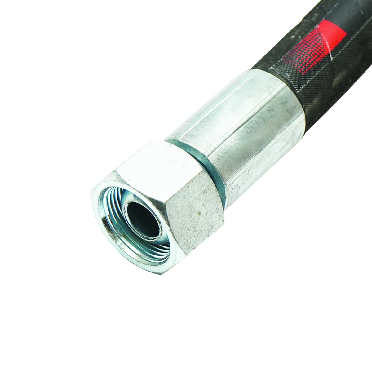 Furtun presiune sertizat DN16 2SN - 1800mm Tractor Forestier - imagine 4