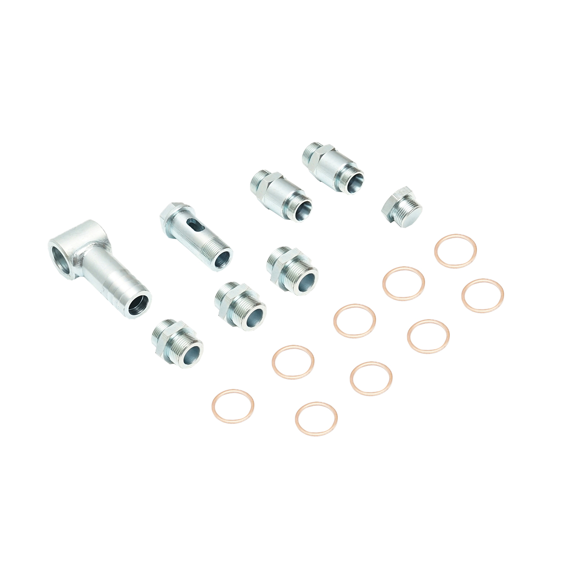 Set racorduri hidraulice pentru distribuitor tip nou Tractor Forestier CH70 - imagine 2