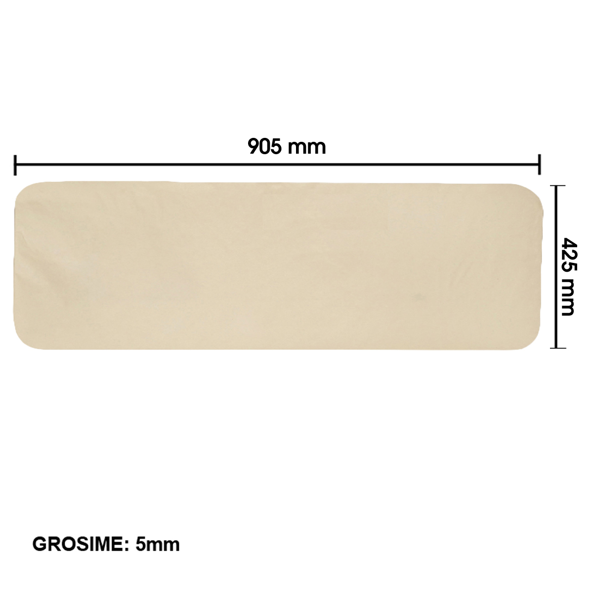Geam 425x905mm parbriz pentru Tractor Forestier