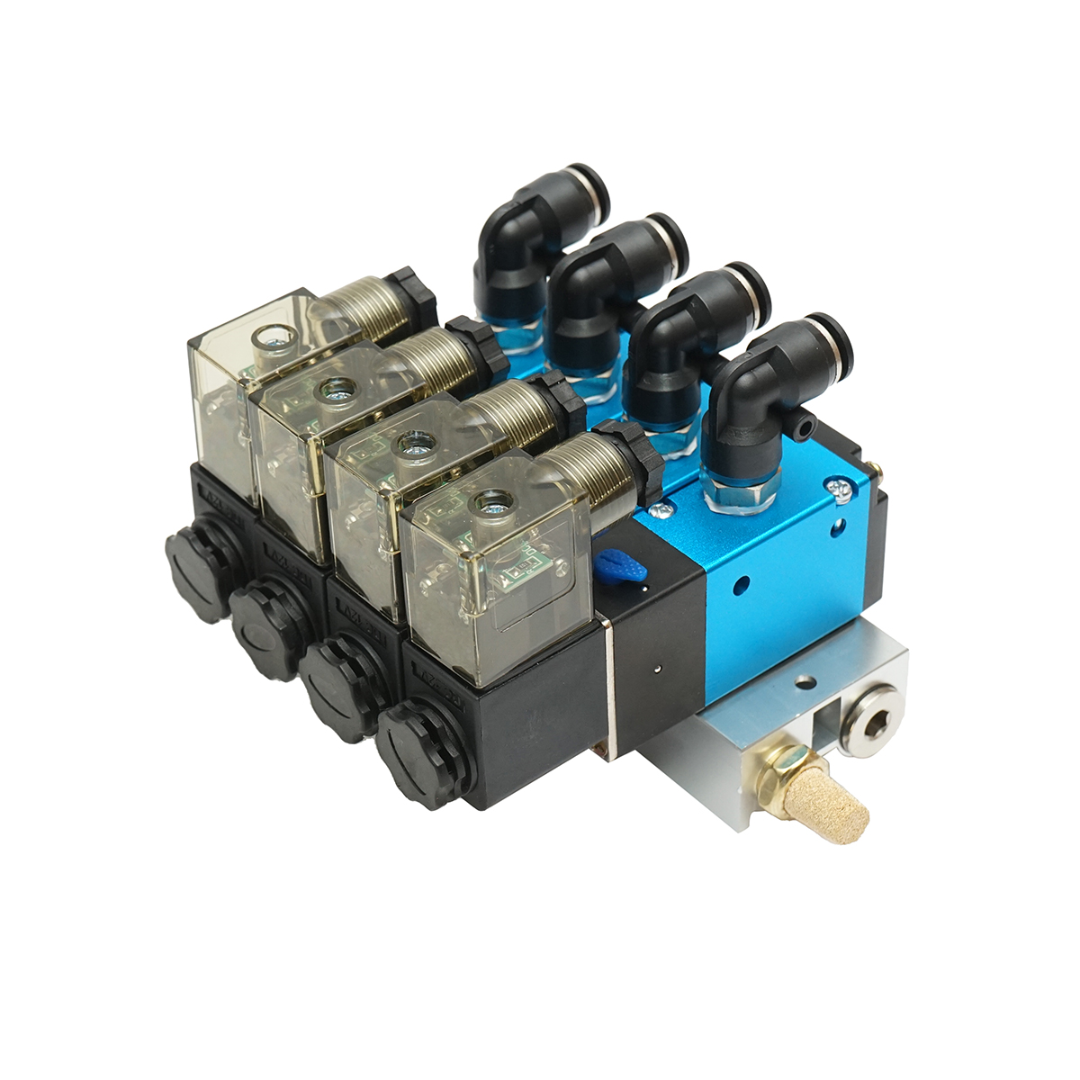 Set 4 electroventile Tractor Forestier 12V cu rampa 2 deschis/2 inchis pentru DISRA99 - imagine 2