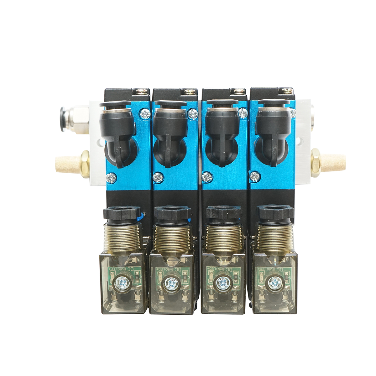 Set 4 electroventile Tractor Forestier 12V cu rampa 2 deschis/2 inchis pentru DISRA99 - imagine 3