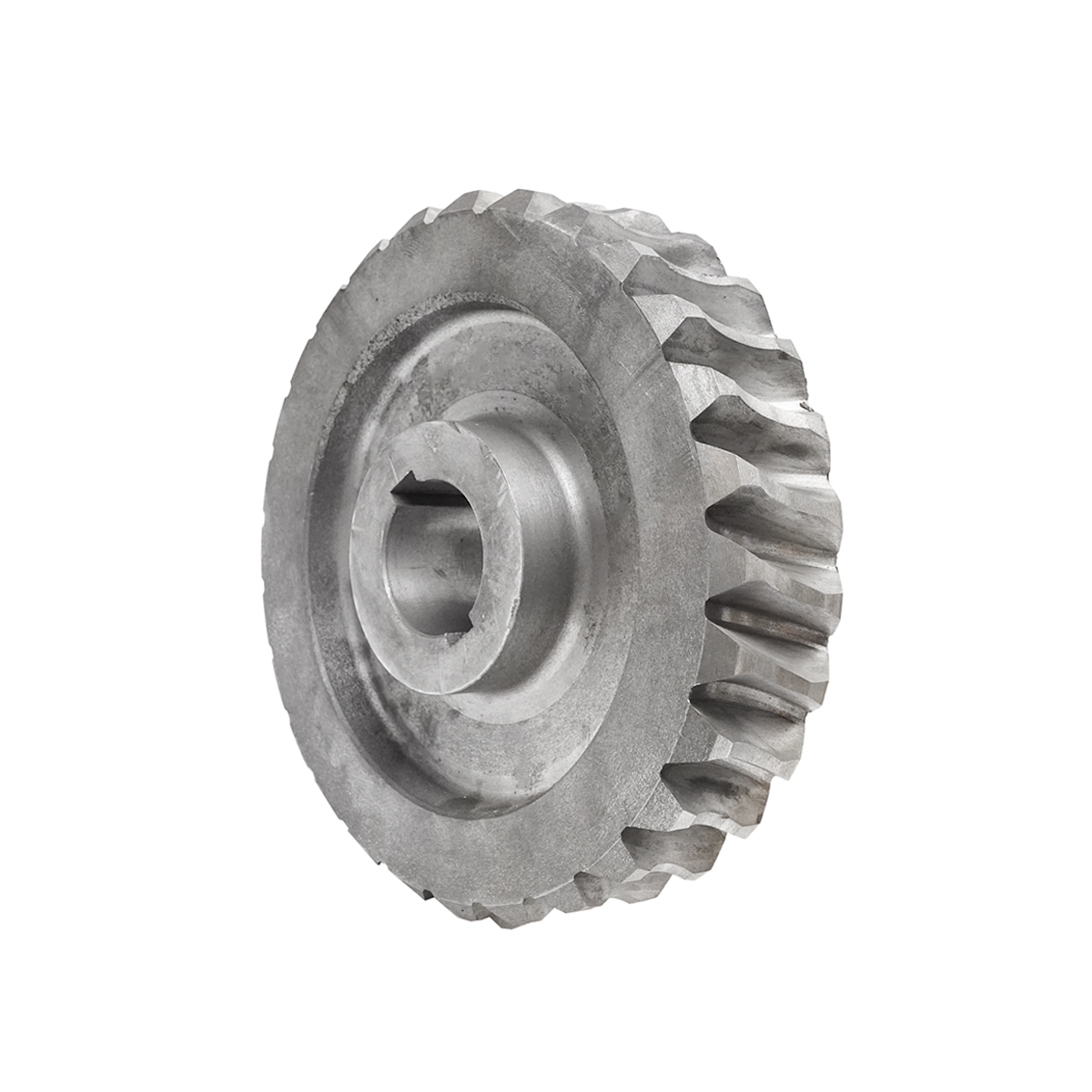 Set pinion cu ax melcat pentru troliu Tractor Forestier - imagine 5