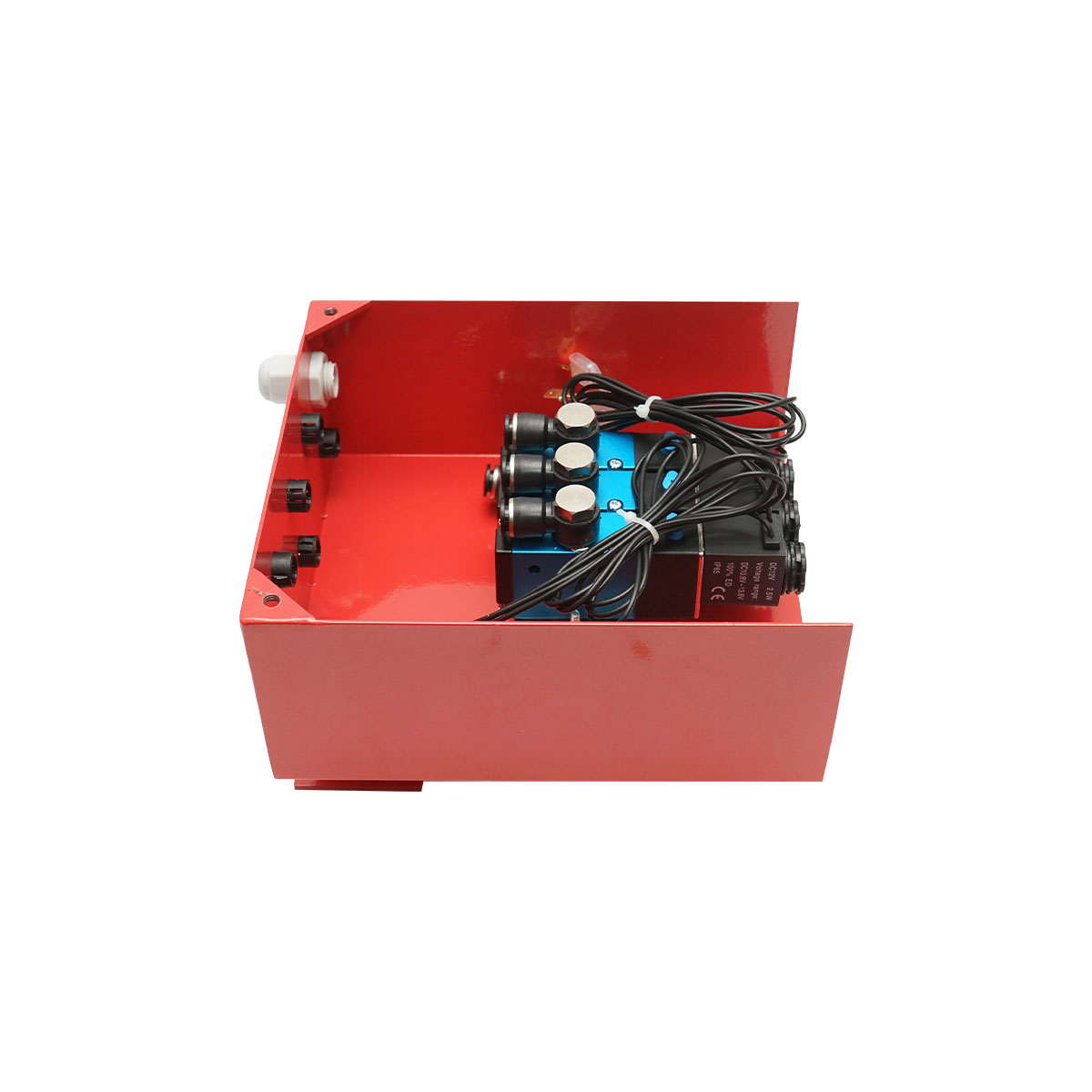 Caseta cu 3 electroventile pentru reductor Tractor Forestier 12V - imagine 3