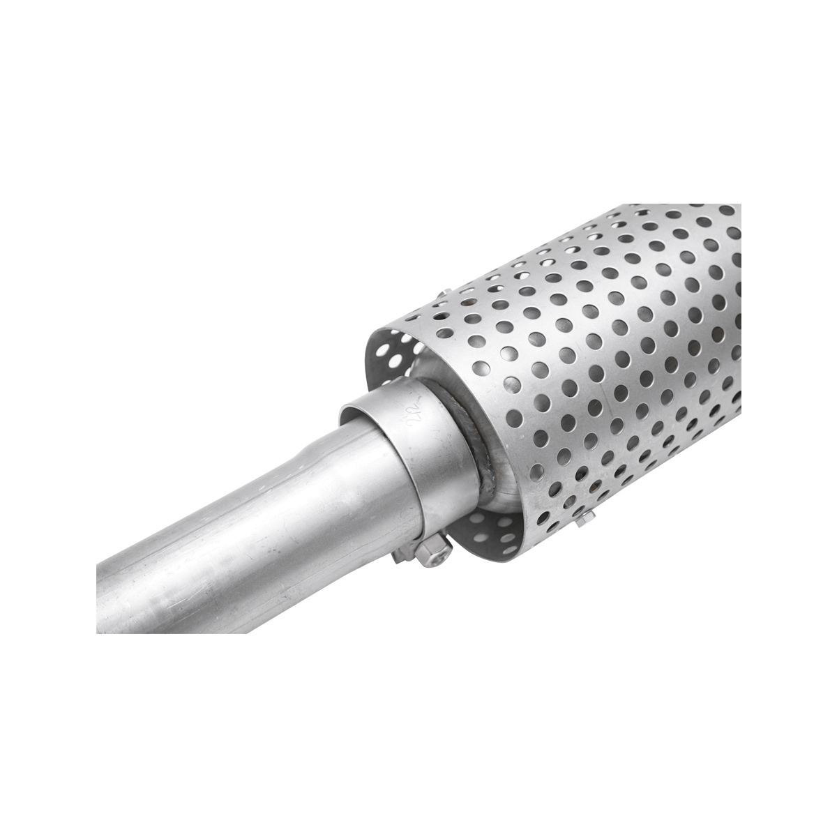 Toba esapament din inox pentru Tractor Forestier patrata, MAN 4-6 pistoane cu filtru amortizare HQ - imagine 2