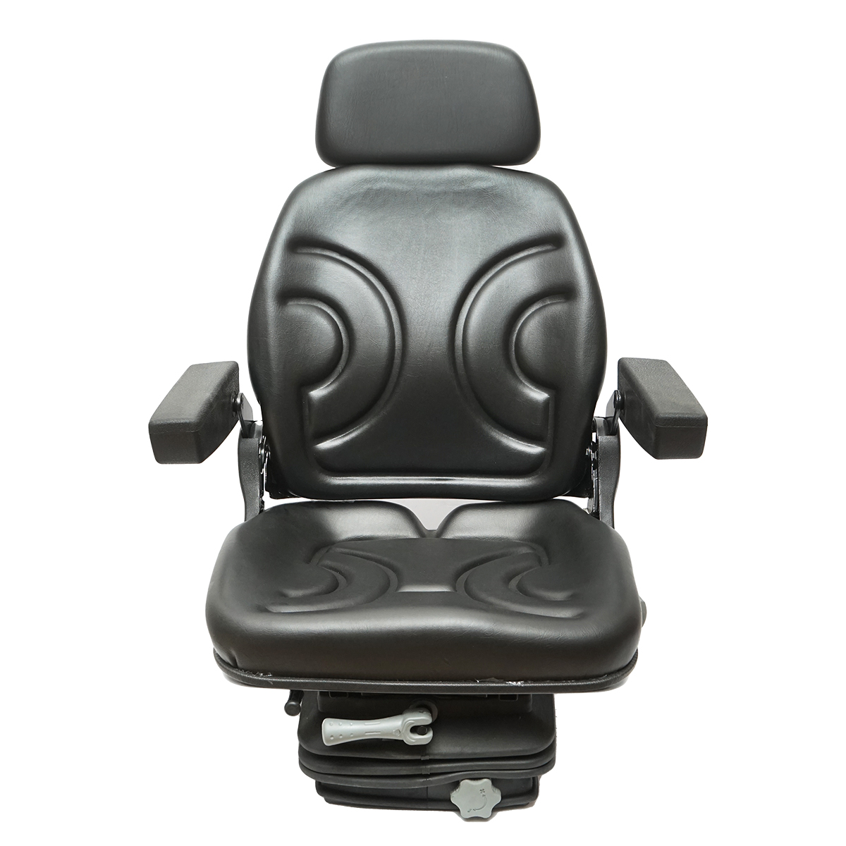Scaun universal reglabil cu amortizor cotiere si tetiera pentru Tractor Forestier - imagine 6