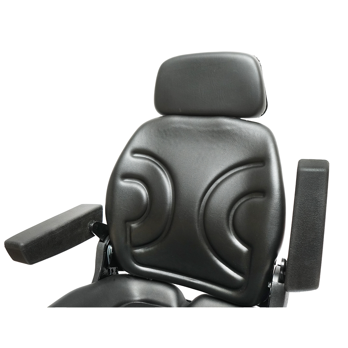 Scaun universal reglabil cu amortizor cotiere si tetiera pentru Tractor Forestier - imagine 4