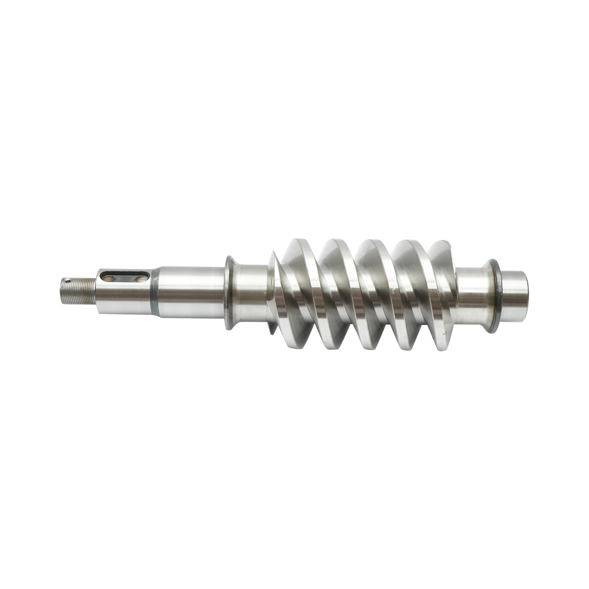 Set pinion bronz cu ax melcat pentru troliu Tractor Forestier - imagine 9
