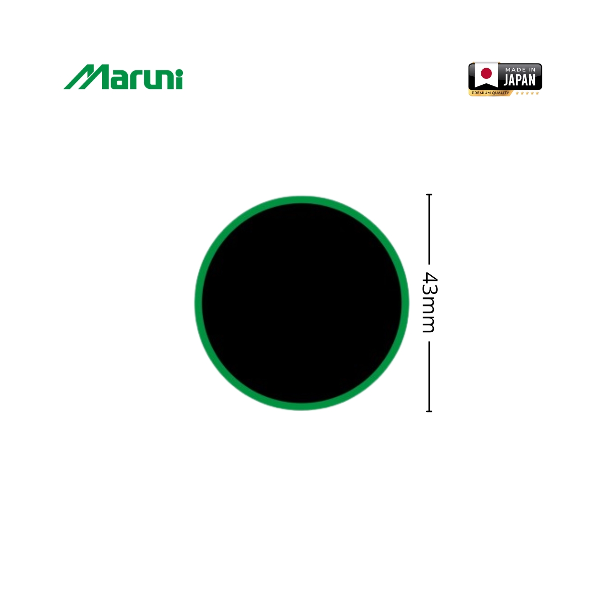 Petice vulcanizare rotunde 43mm MU-00 pentru camere de aer Maruni made in Japan - imagine 2