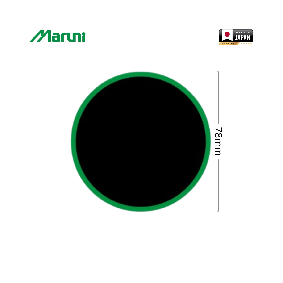 Petice vulcanizare rotunde 78mm MU-02 pentru camere de aer Maruni made in Japan - imagine 2