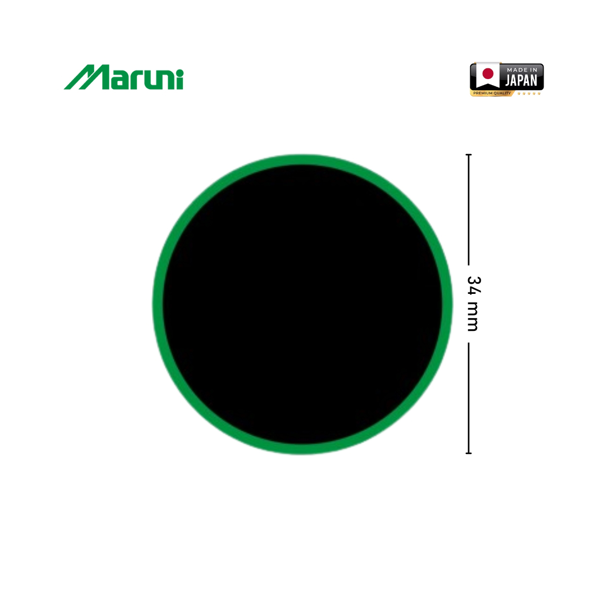 Petice vulcanizare rotunde 34mm MU-A0 pentru camere de aer Maruni made in Japan - imagine 2