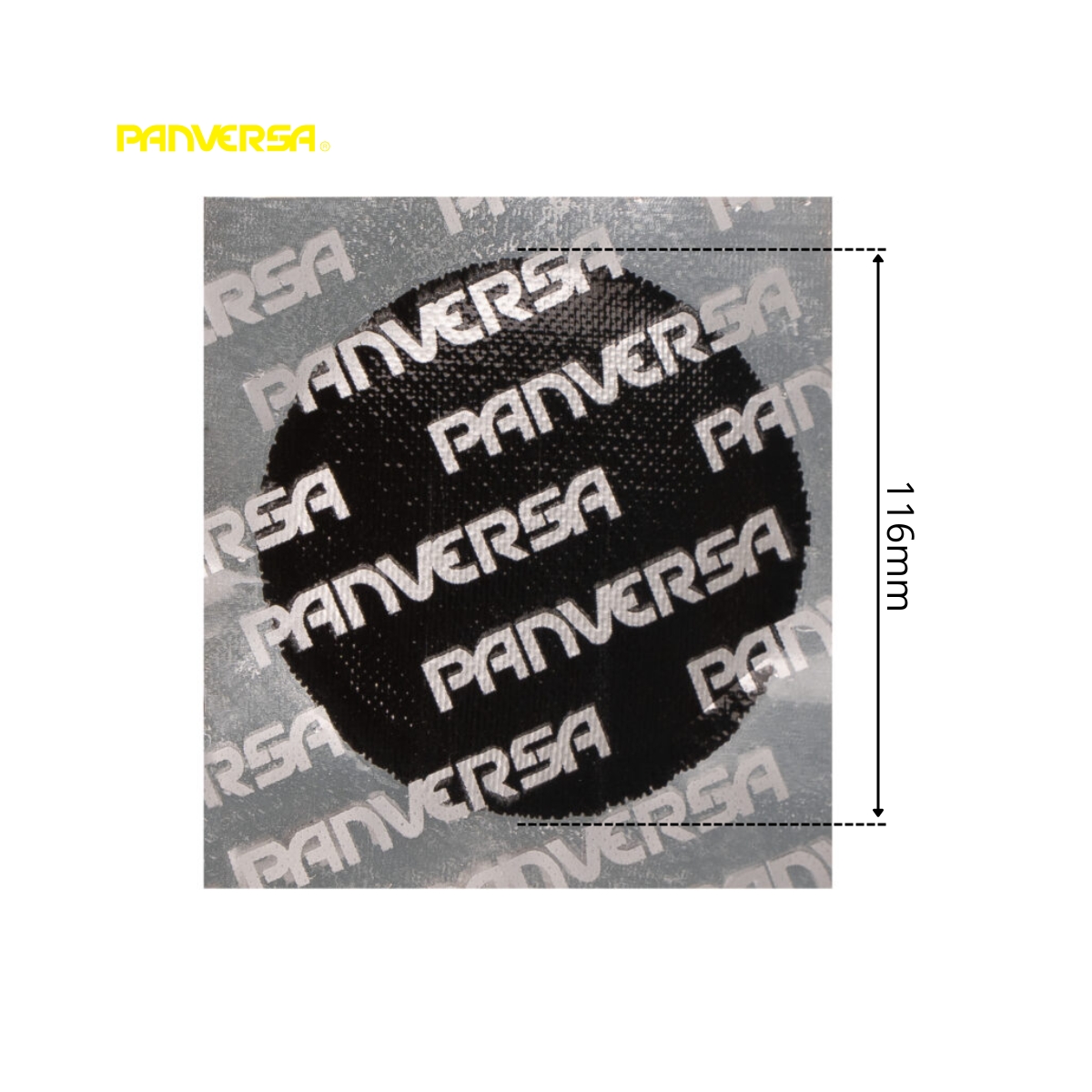 Petice vulcanizare rotunde 116mm PP6 pentru camere de aer Panversa - imagine 2