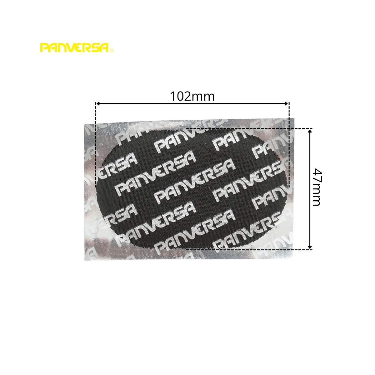 Petice vulcanizare ovale 47x102mm PP8 pentru camere de aer Panversa - imagine 2