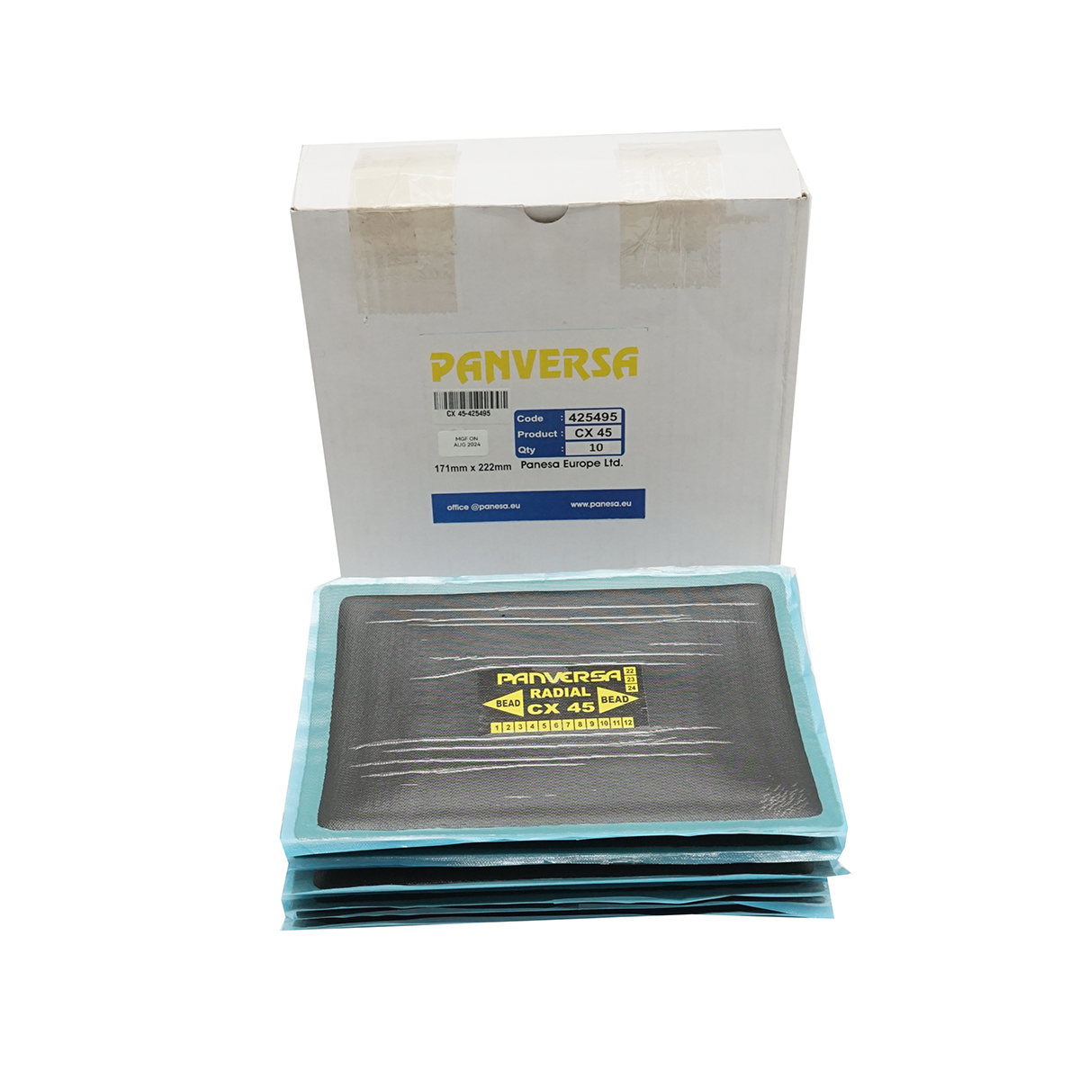 Petice vulcanizare anvelope radiale 171x222mm CX-45 Panversa - imagine 3
