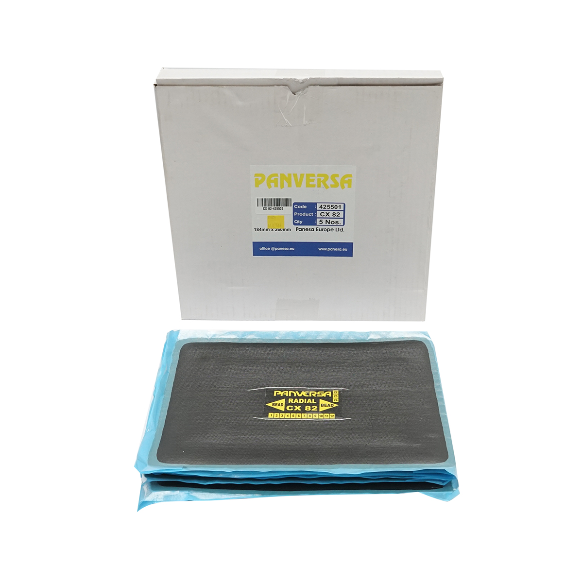 Petice vulcanizare anvelope radiale 184x260mm CX-82 Panversa - imagine 3
