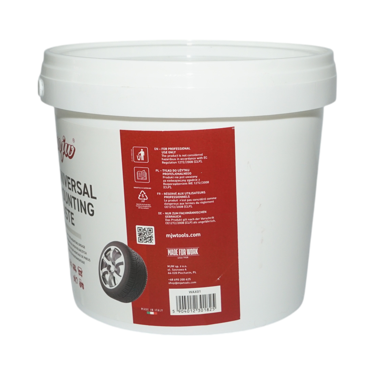 Pasta montaj anvelope alba transparenta universala heavy duty 5kg UZ PROFESIONAL - imagine 2