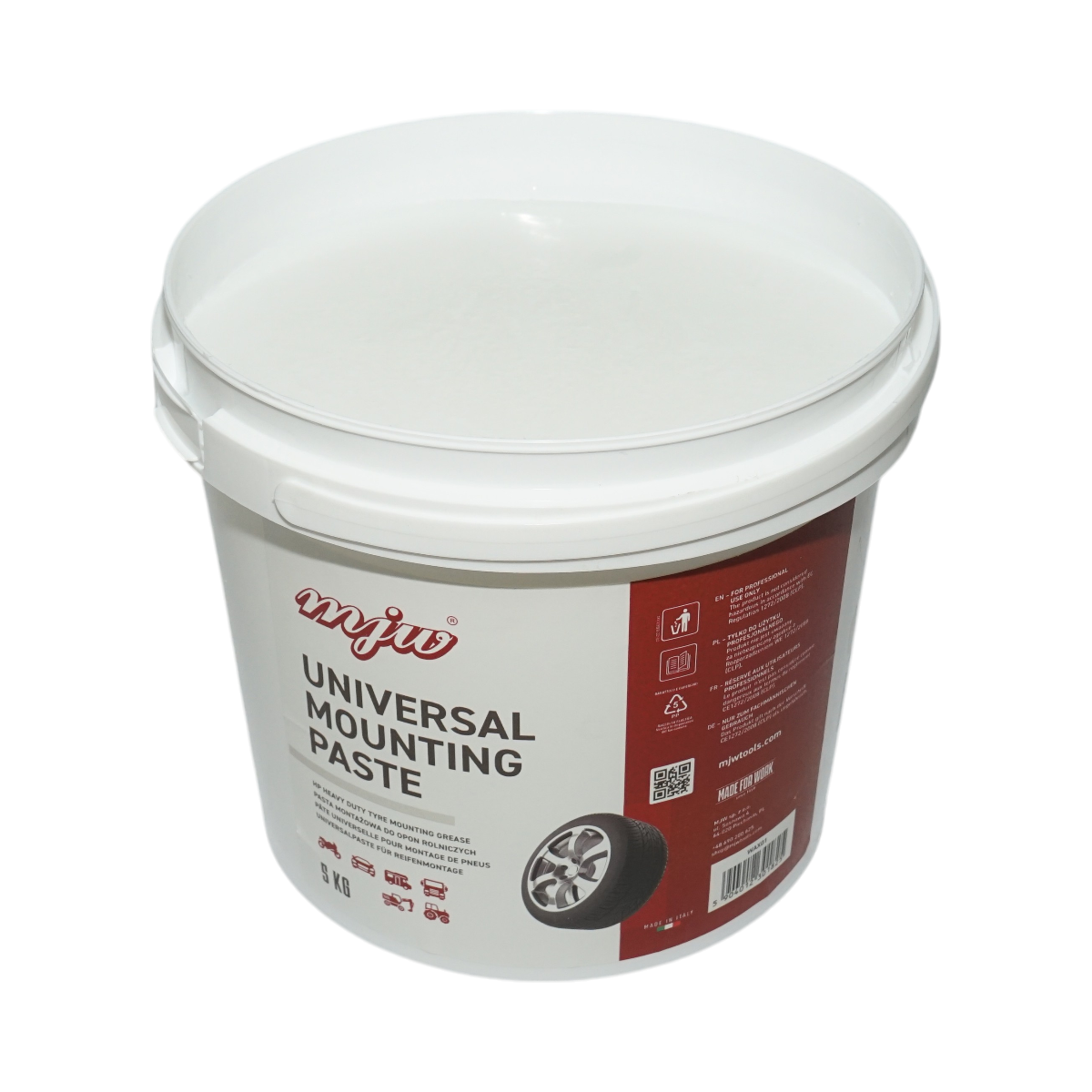 Pasta montaj anvelope alba transparenta universala heavy duty 5kg UZ PROFESIONAL - imagine 3
