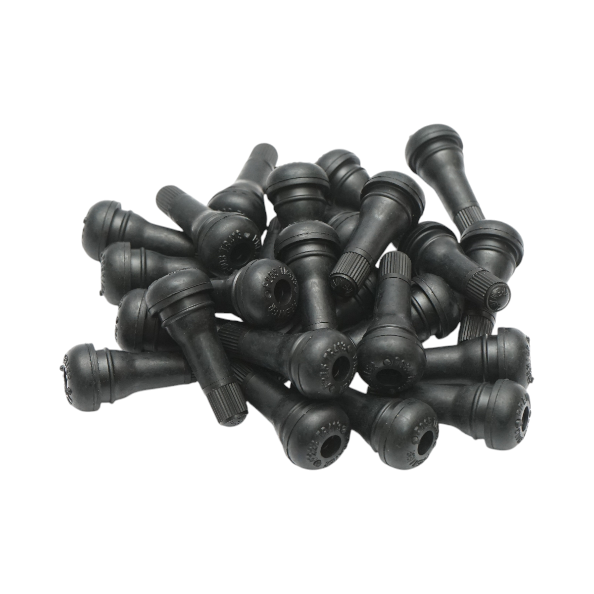 Set 100 valve roata tubeless EPDM cu insertie alama 43mm TR413 - imagine 2