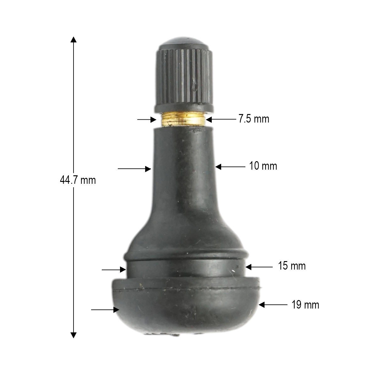 Valva roata tubeless 43mm TR413