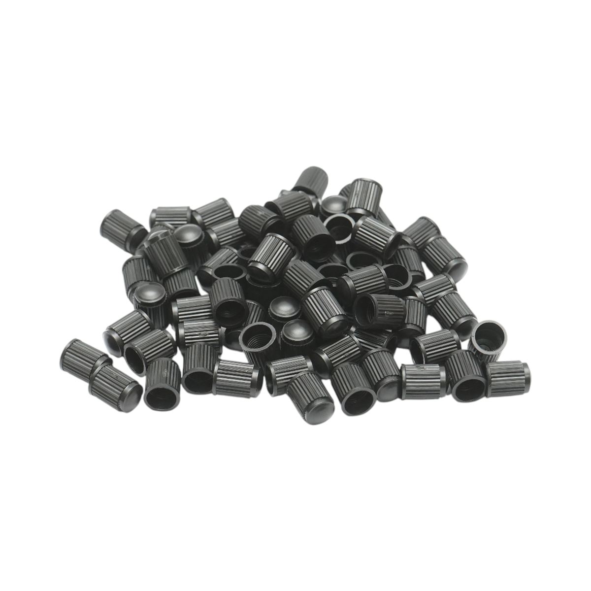 Capace valva ventil plastic negru 100 buc/set