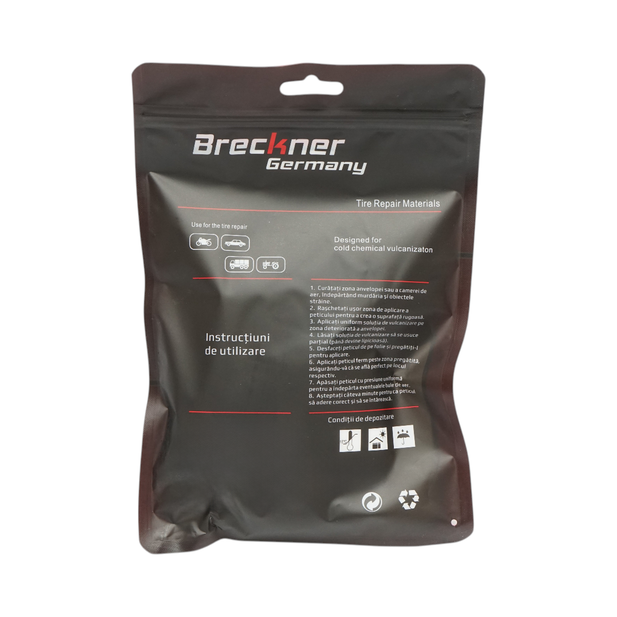 Petice vulcanizare ovale 45x80mm pentru camere de aer Breckner Germany - imagine 3
