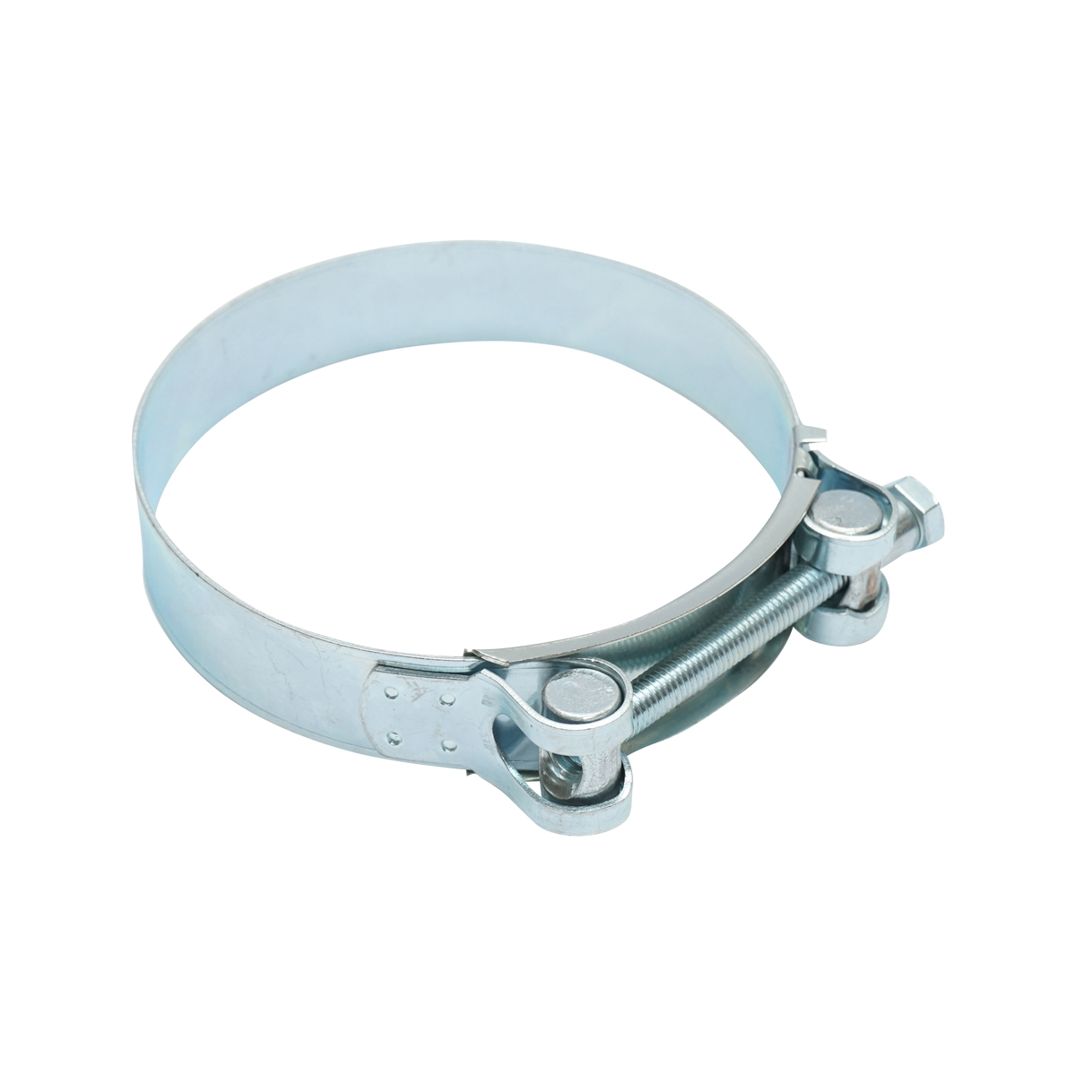 Colier forta, clema metalica zincata cu surub W1 pentru furtunuri 104-112mm Breckner Germany - imagine 4