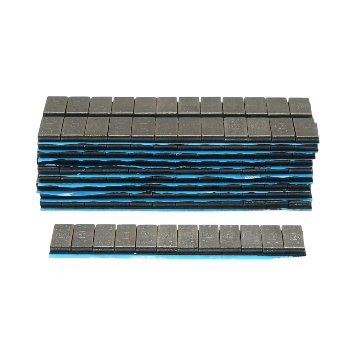Contragreutati autoadezive negre echilibrare roti Fe 60g (5gx12 buc) 100 benzi/cutie