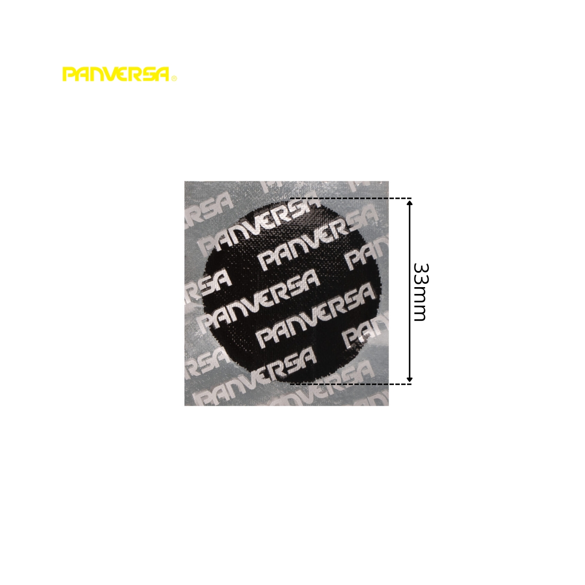 Petice vulcanizare rotunde 33mm PP0 pentru camere de aer Panversa - imagine 3