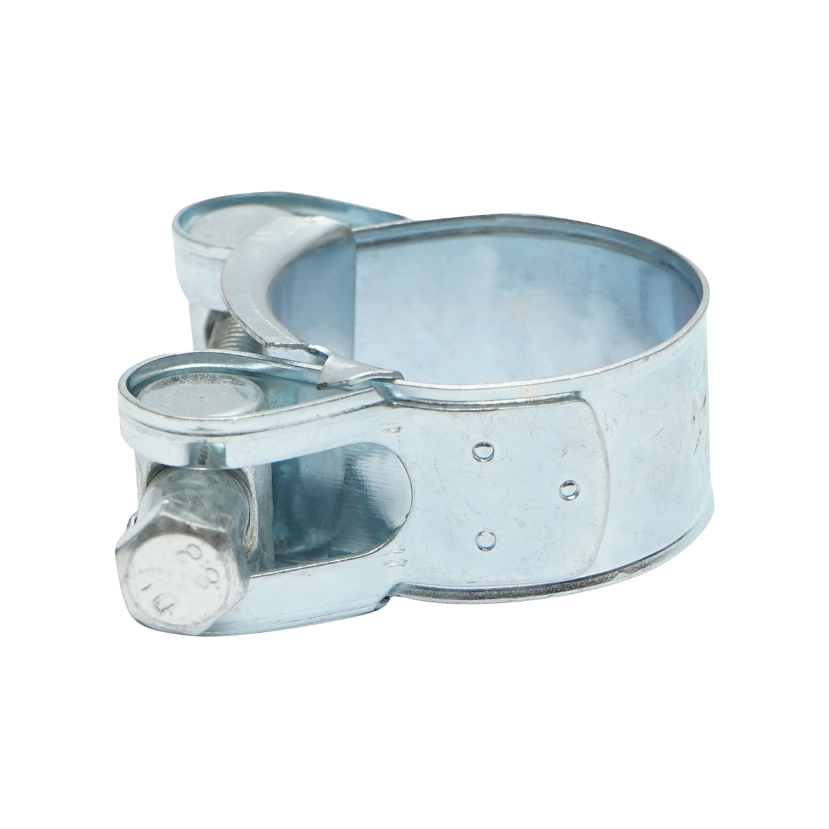Colier forta, clema metalica zincata cu surub W1 pentru furtunuri 26-28mm Breckner Germany - imagine 3