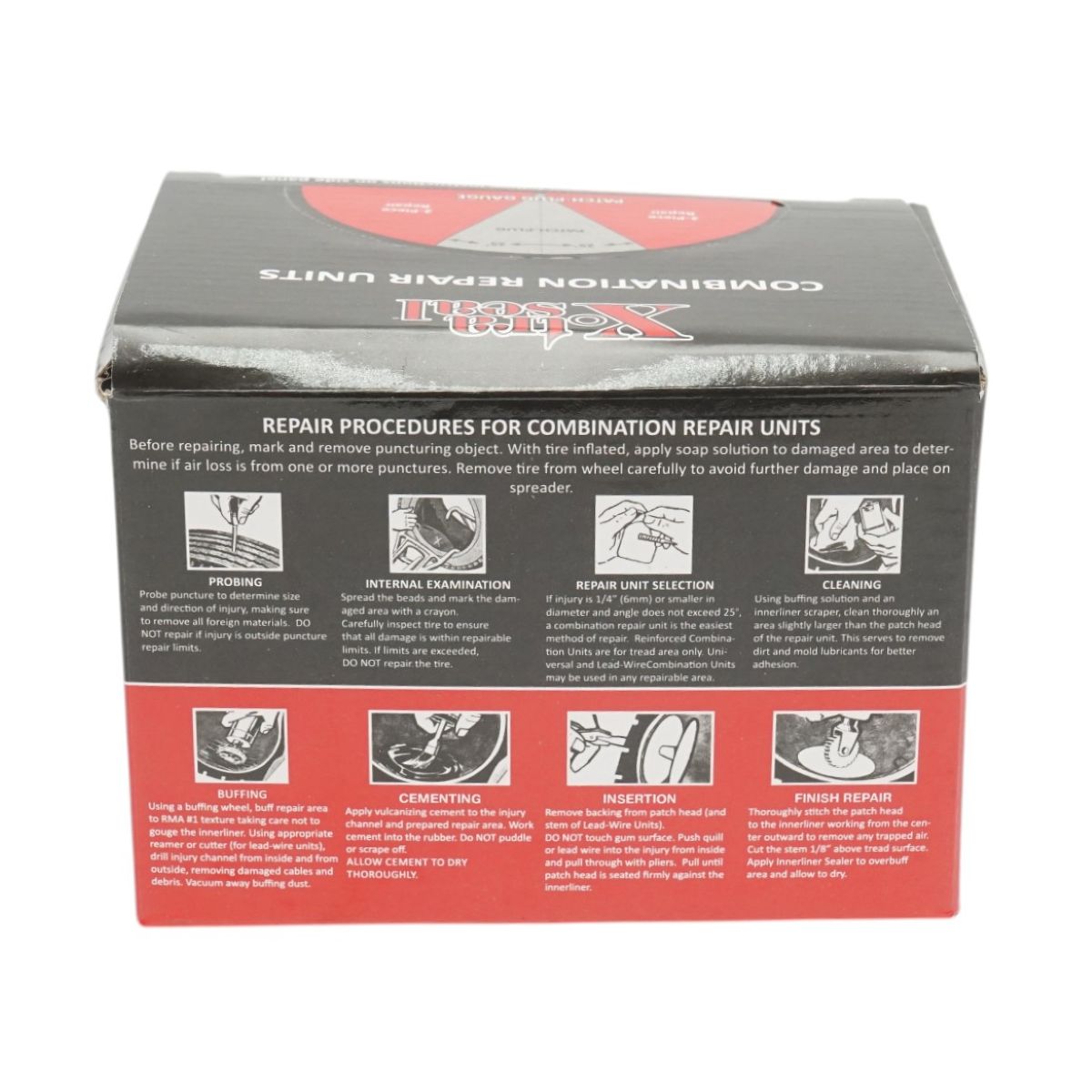 Petice vulcanizare anvelope tip ciuperca 6x55mm 24 buc/cutie X-TRA SEAL - imagine 4