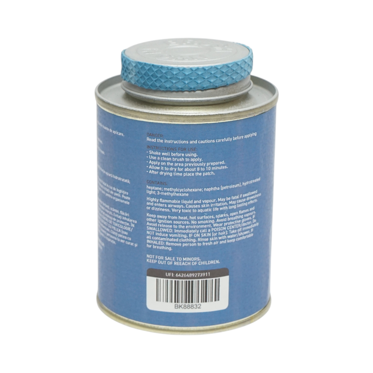 Adeziv albastru vulcanizare la rece petice anvelope radiale si diagonale Maxibond Blue MB 250ml Breckner Germany - imagine 3