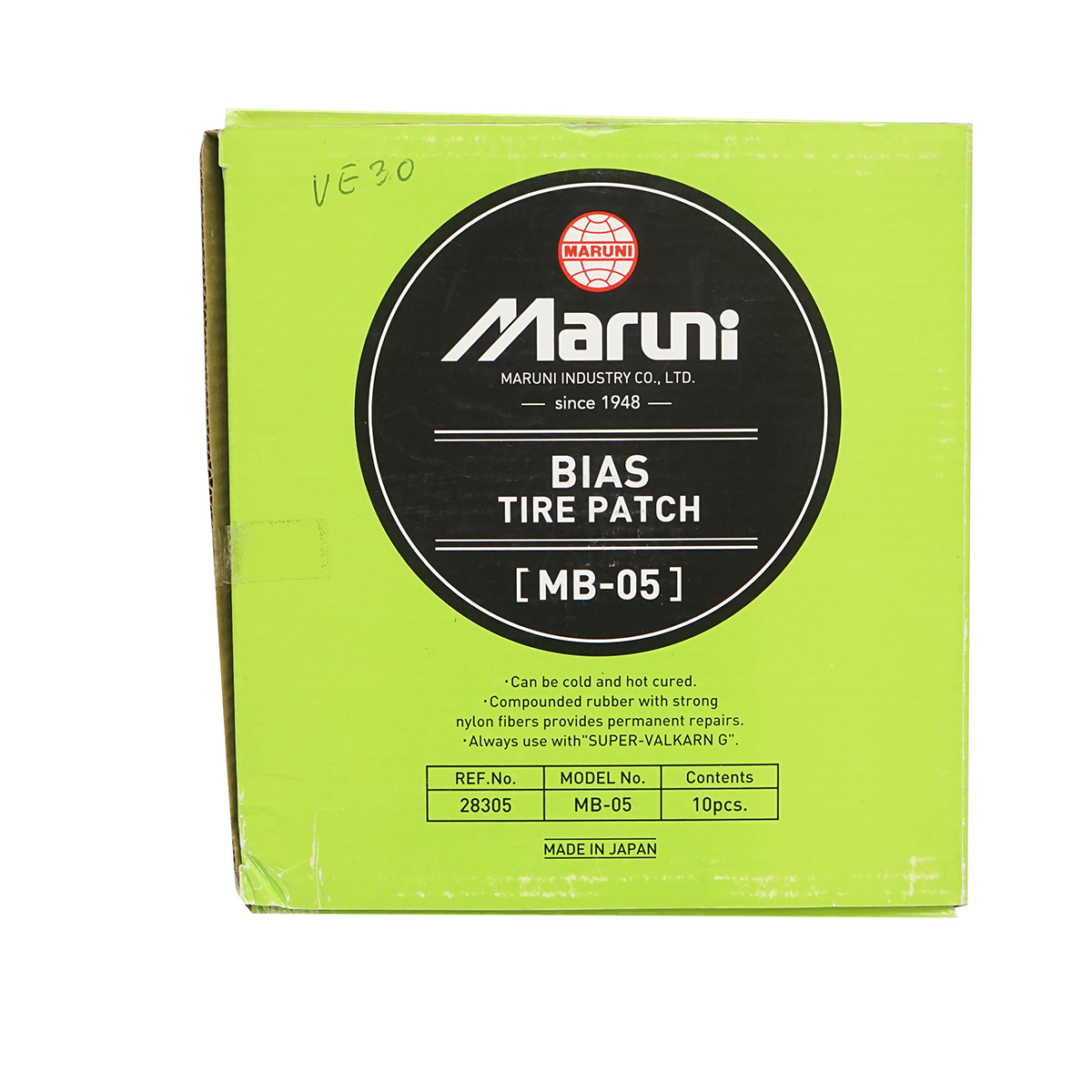 Petice vulcanizare anvelope diagonale 165mm MB-05 Maruni made in Japan - imagine 2